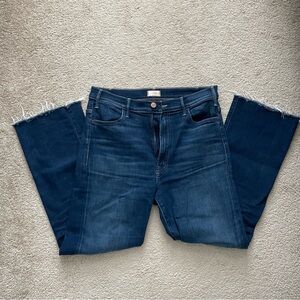 MOTHER The Hustler Ankle Fray Home Movies Size 31